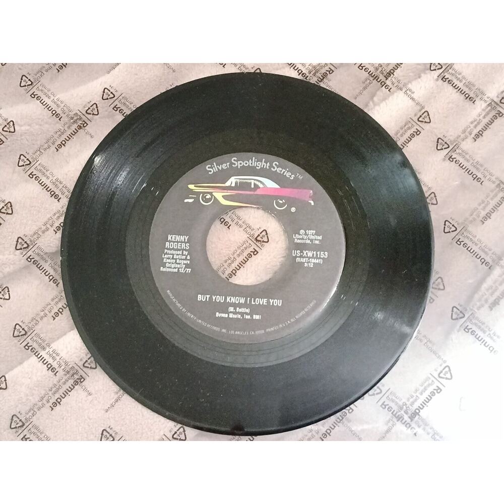 Kenny Rogers: Daytime Friends/ But You Know I Love You, 45 Silver Spotlight